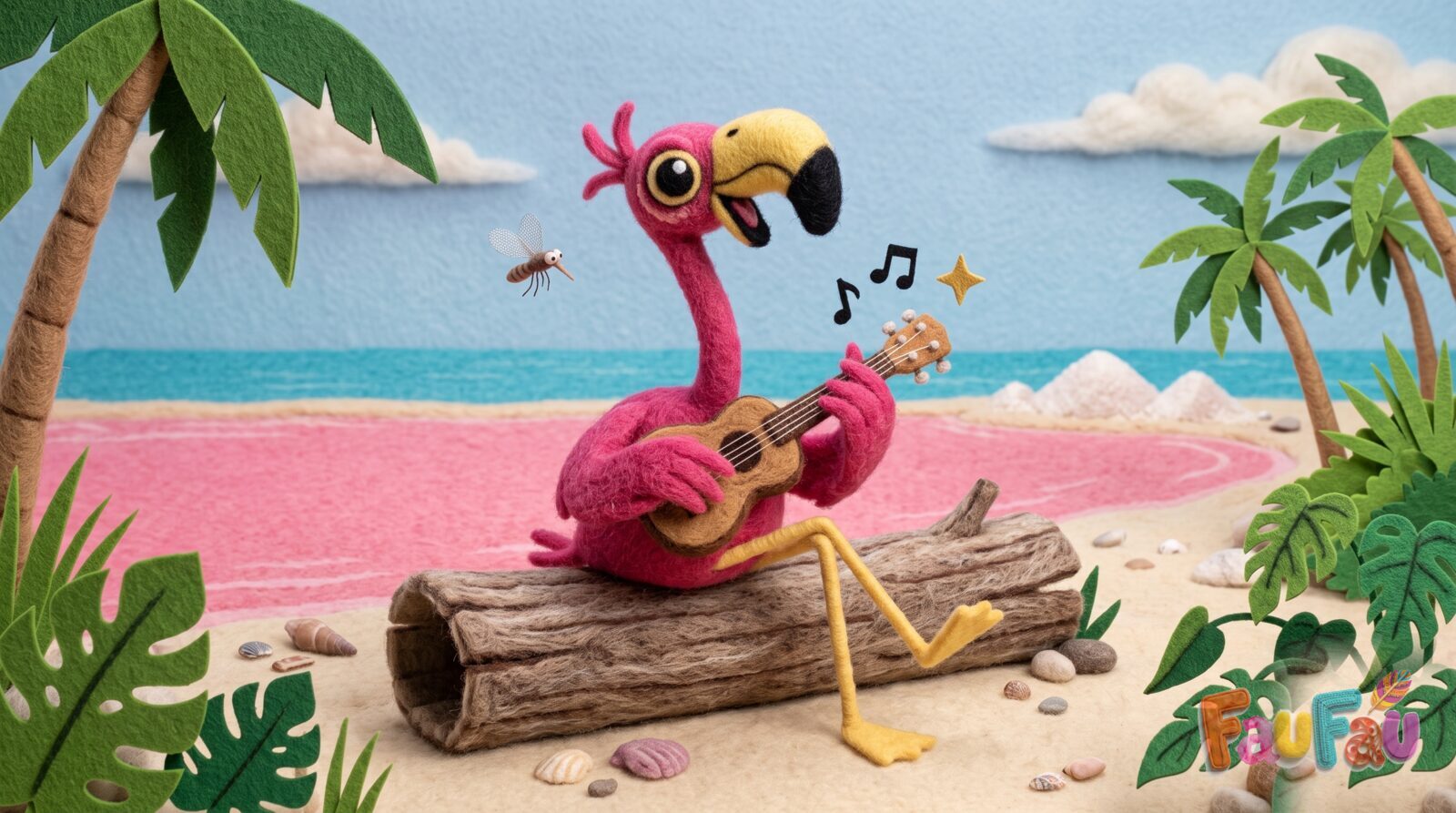 Mingo Flamingo tocando la guitarra